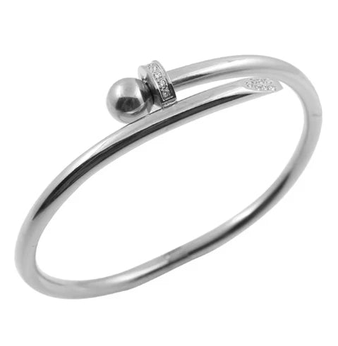 Luxe Five-Stone Crystal Bangle