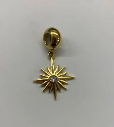 Golden Heart Charm Link Bracelet