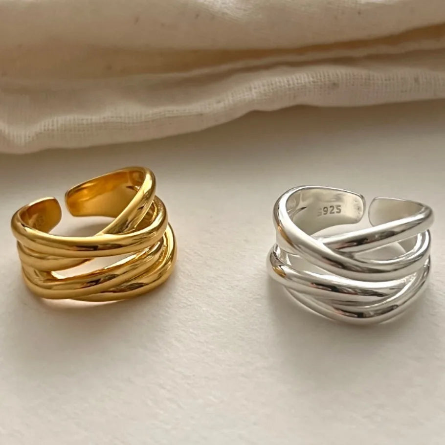 Intertwine Luxe Adjustable Ring