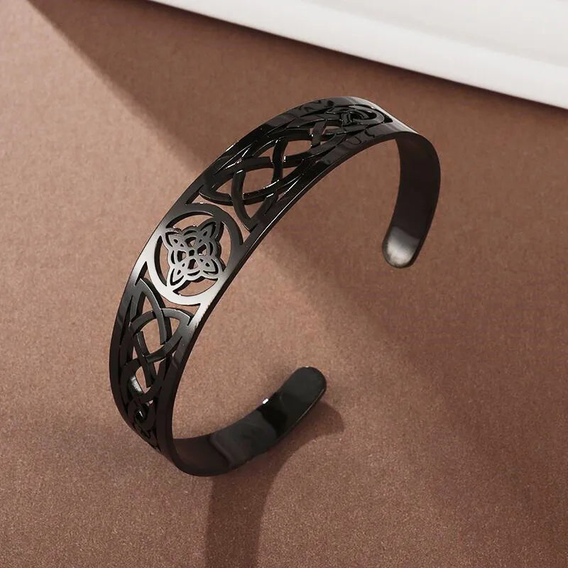 Celtic Heritage Engraved Cuff