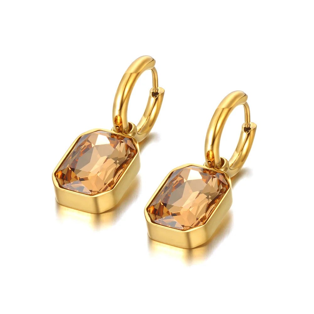 Aurora Gem Drop Earrings