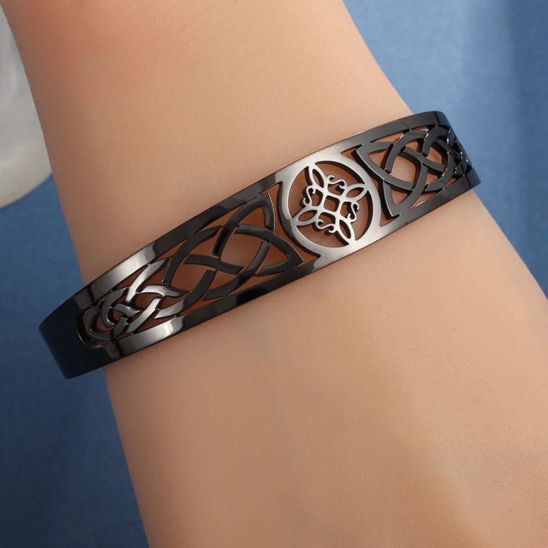 Celtic Heritage Engraved Cuff