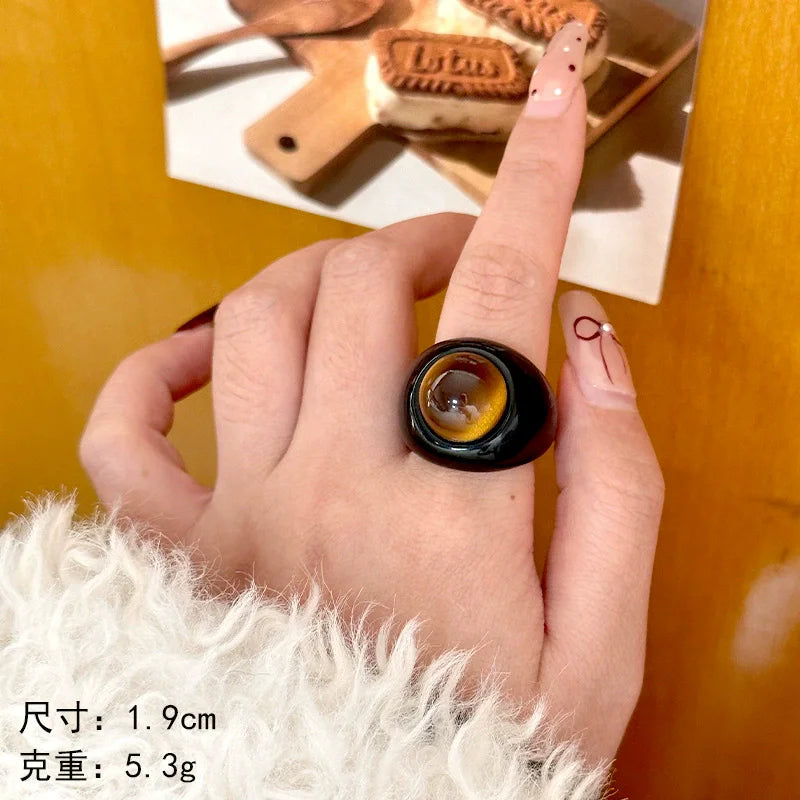 Ivory Aura Statement Ring