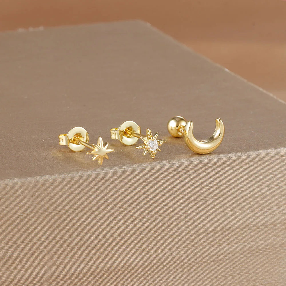 Celestial Glow Mini Stud Set