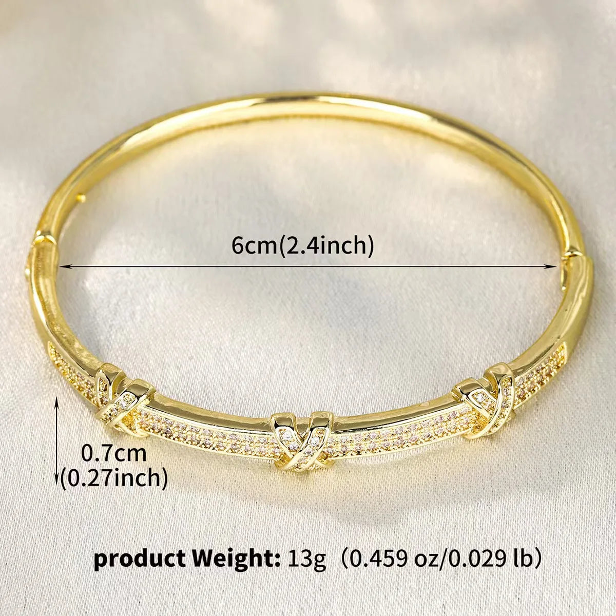 Golden Nail Luxe Bangle