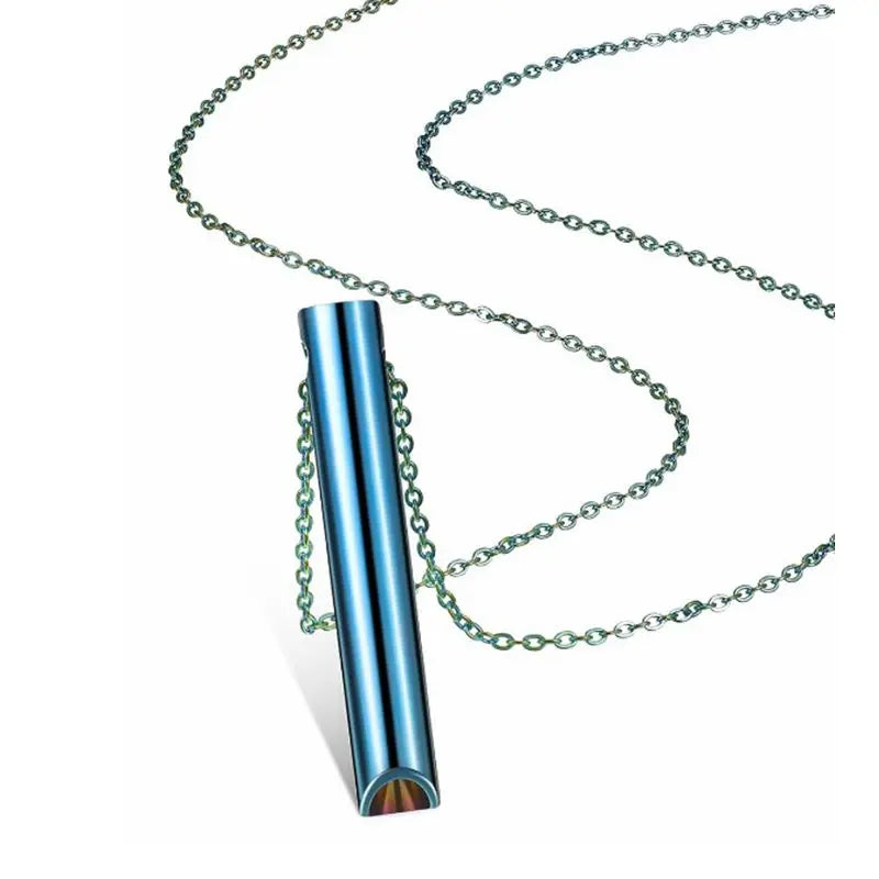 Aurora Tube Pendant Necklace