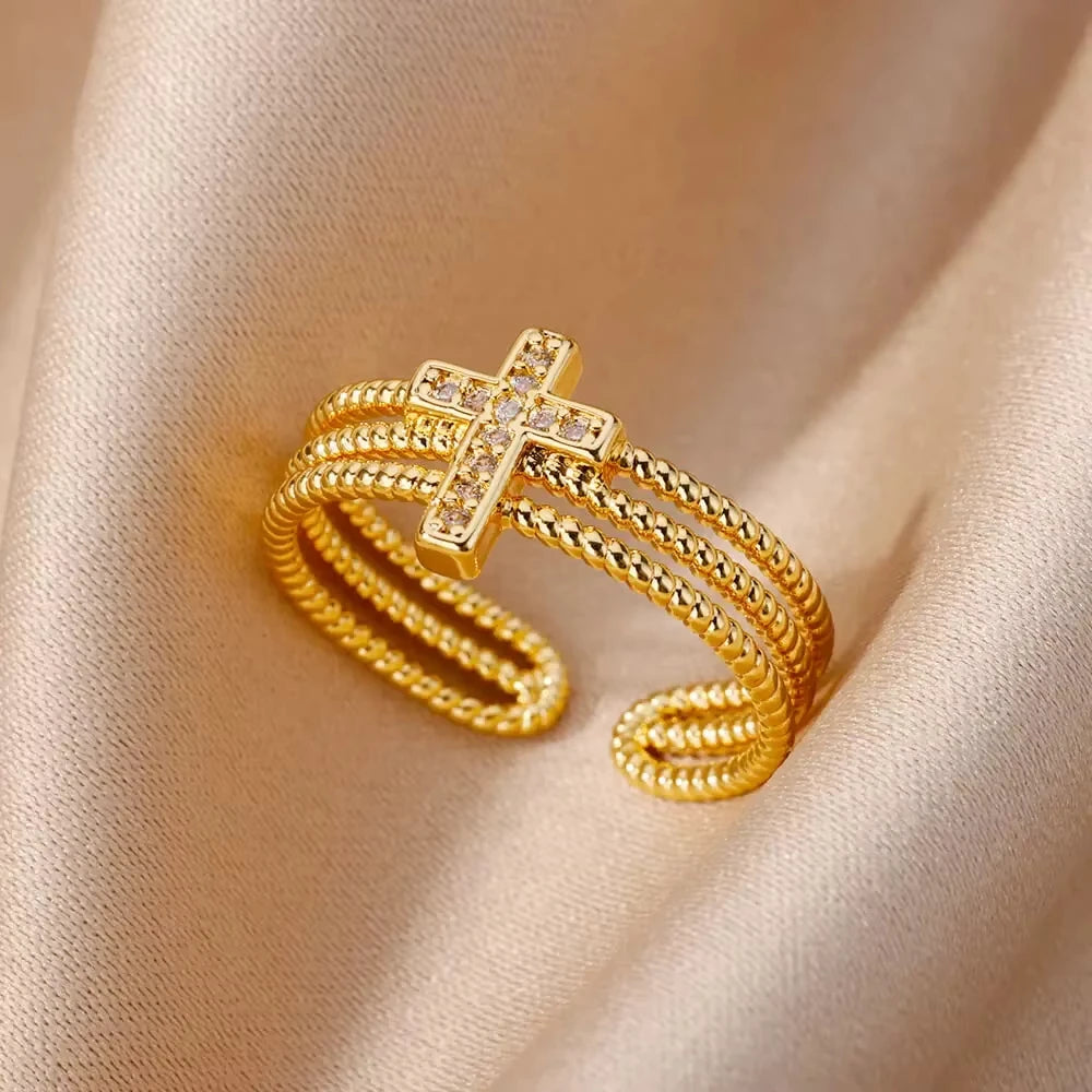 Aurora Luxe Gold Ring Collection