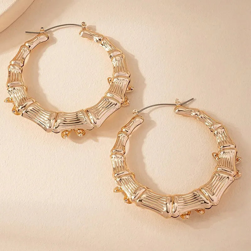 Butterfly Glam Crystal Hoop Earrings