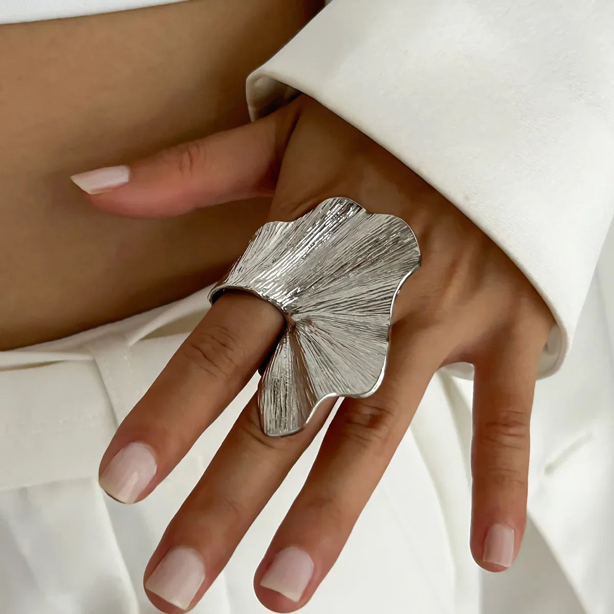 Ginkgo Aura Statement Ring