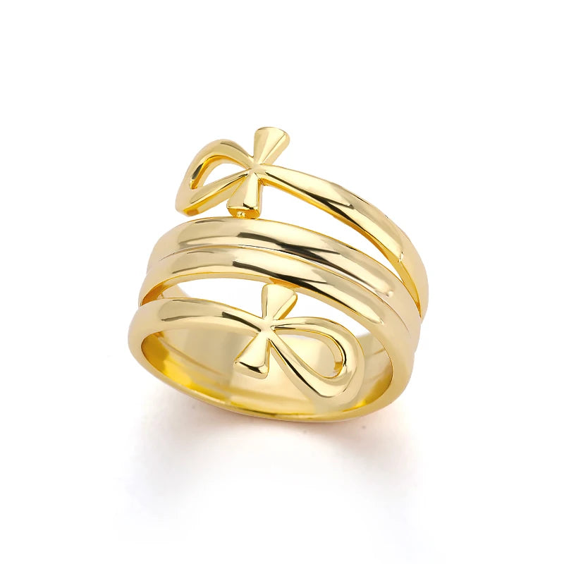Golden Aura Statement Ring Collection