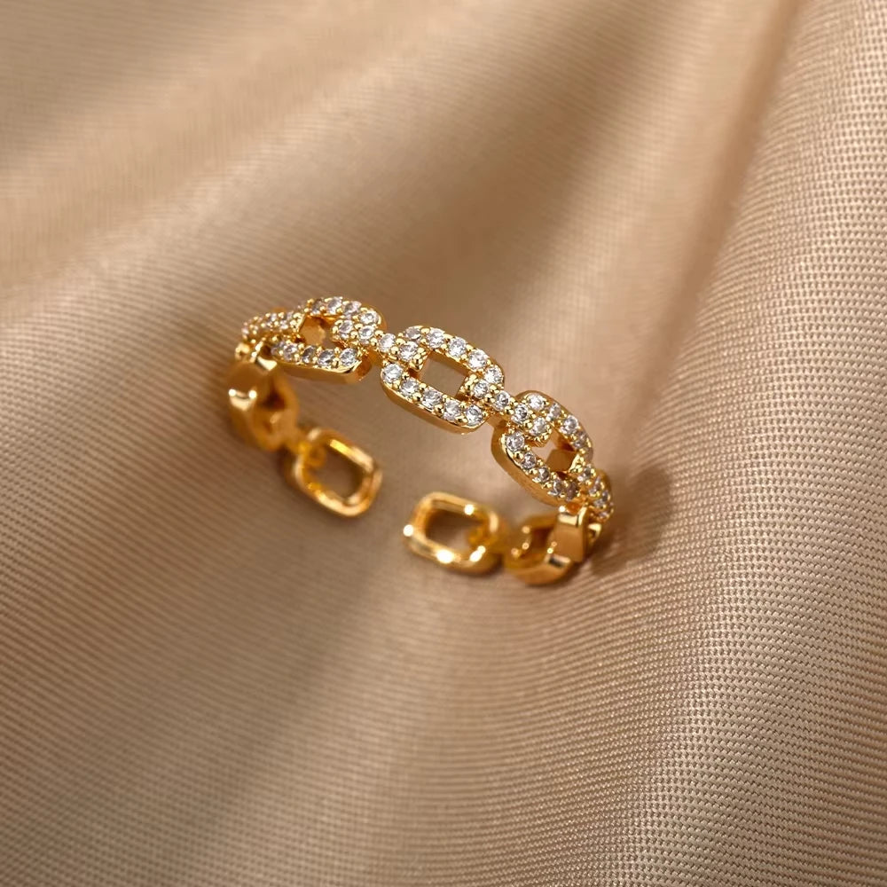 Aurora Luxe Gold Ring Collection