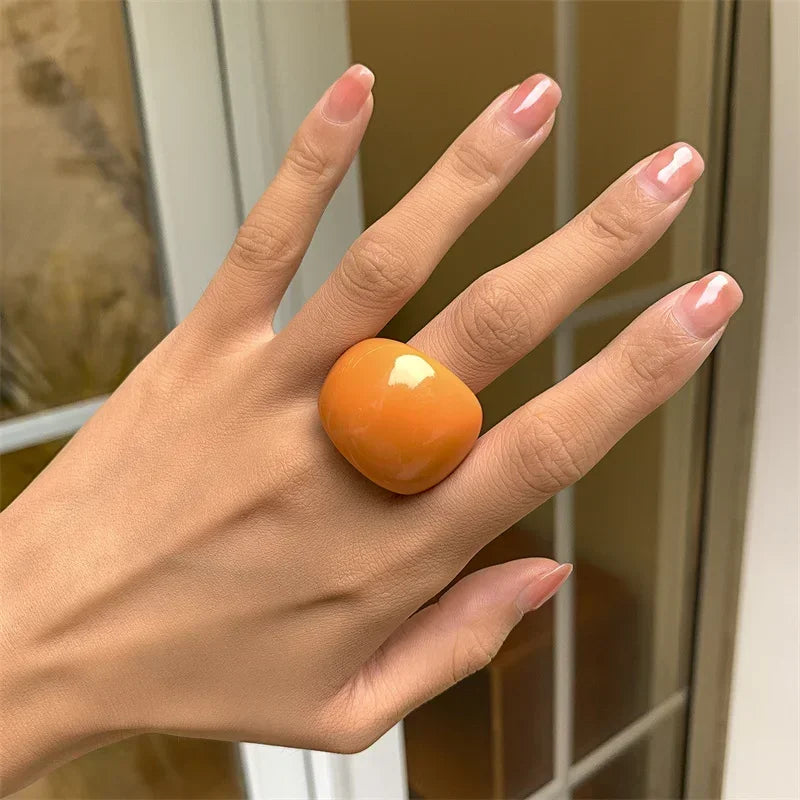 SkyBloom Statement Ring
