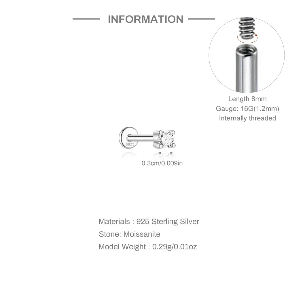 CrystalGlow Ear Set – Multi-Piercing Edition