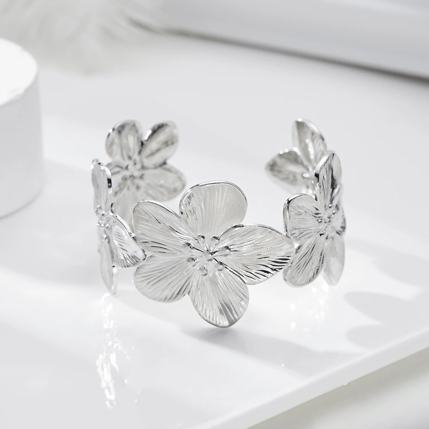 Blossom Glow Floral Cuff