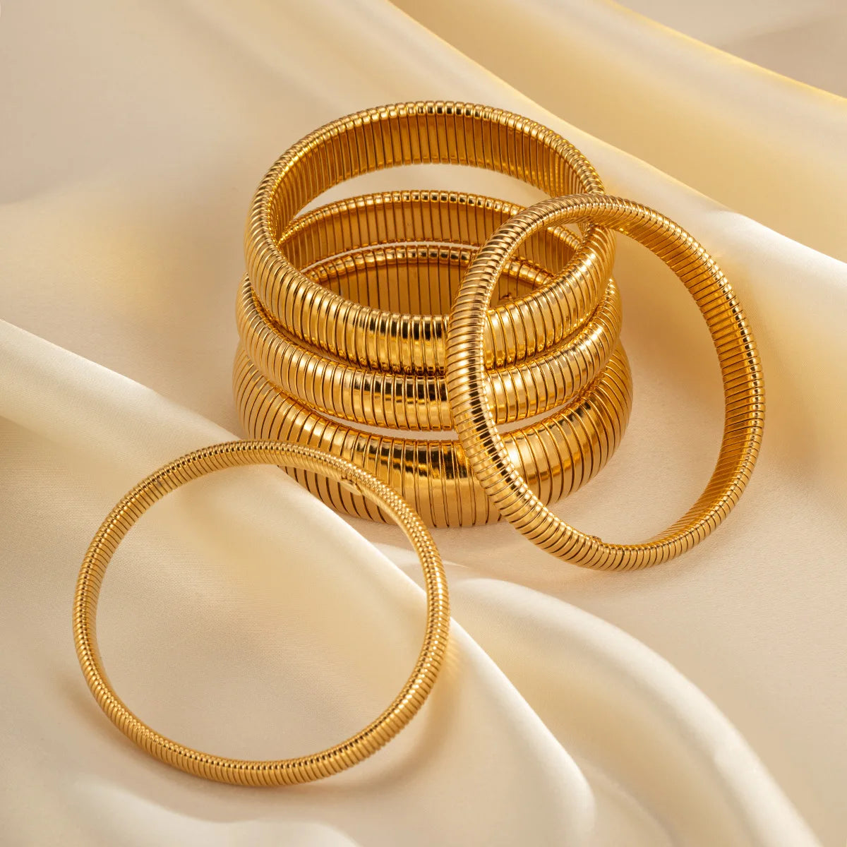 Elegance Flex Steel Bangle Set