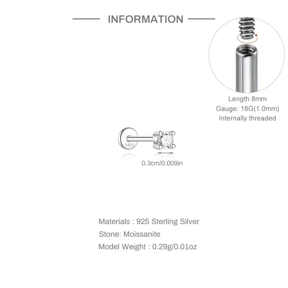 CrystalGlow Ear Set – Multi-Piercing Edition