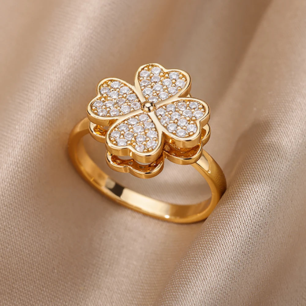 Aurora Luxe Gold Ring Collection