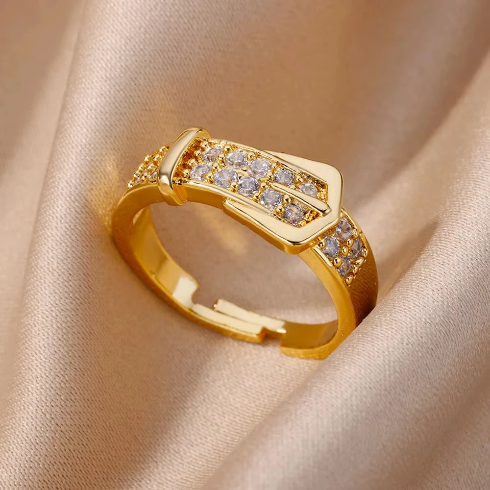 Aurora Luxe Gold Ring Collection