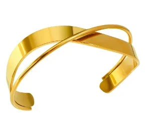 Luxe Five-Stone Crystal Bangle