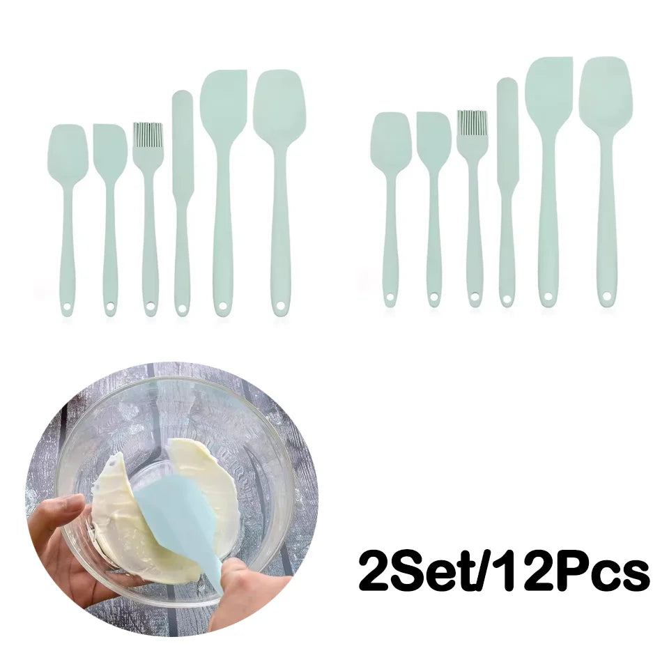 MintFlex Silicone Kitchen Utensil Set – 7 Pieces