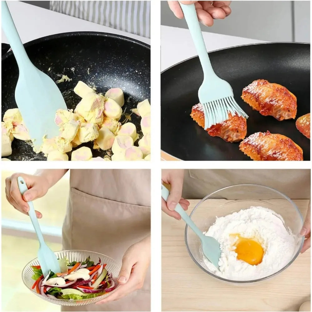 MintFlex Silicone Kitchen Utensil Set – 7 Pieces