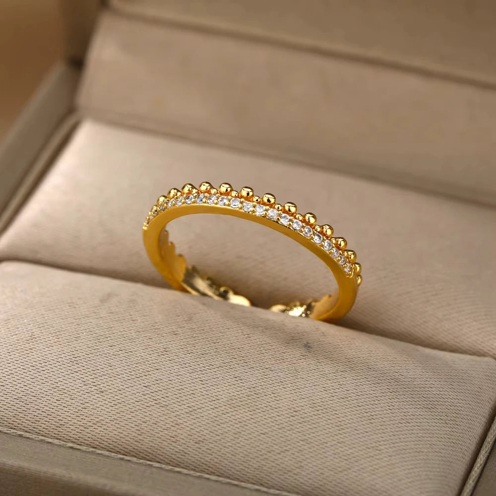 Aurora Luxe Gold Ring Collection