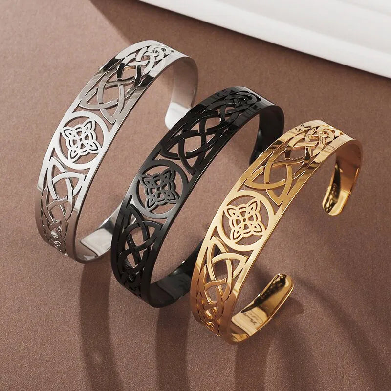 Celtic Heritage Engraved Cuff