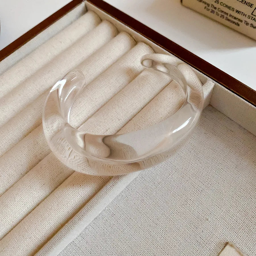 Marble Aura Open Bangle Collection