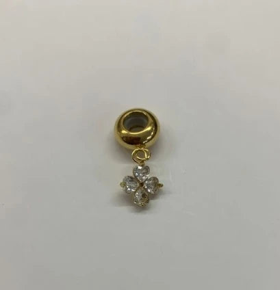 Golden Heart Charm Link Bracelet