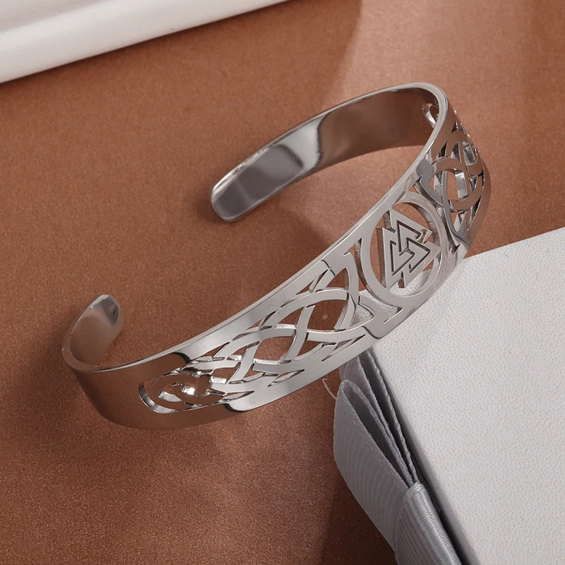 Celtic Heritage Engraved Cuff