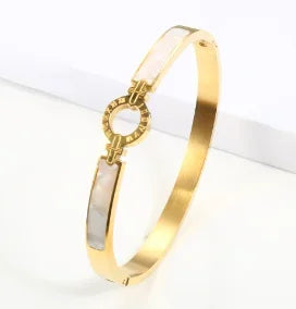 Luxe Geo Crystal Bangle